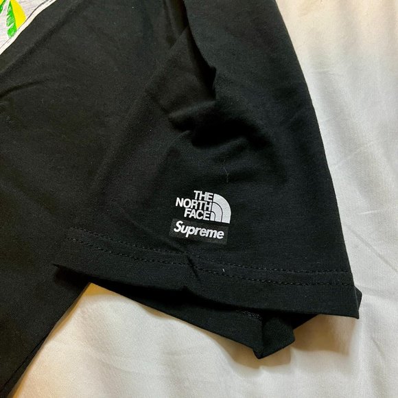 Supreme The North Face Sketch S/S Top Black S - Picture 3 of 6